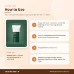 ANUA Heartleaf Silky Moisture Sun Cream SPF 50+ PA++++ 50ml How to Use