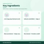 ARENCIA Rice + LHA Pore Control Rice Cake Cleanser 150ml Key Ingredients