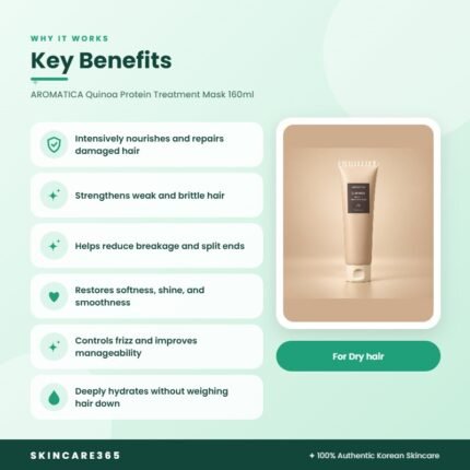 AROMATICA Quinoa Protein Treatment Mask 160ml Key Benefits