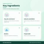 CARE:NEL AHA BHA Peeling Serum 30ml Key Ingredients