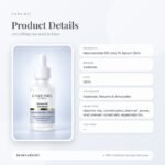 CARE:NEL Niacinamide 10% Zinc 1% Serum 30ml Product Details