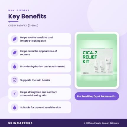 COSRX Relief Kit (3-Step) Key Benefits