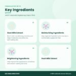 JIGOTT Goat Milk Brightening Cream 70ml Key Ingredients