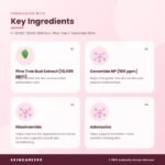 K-SECRET SEOUL 1988 Sun : Pine Tree + Ceramide 50ml Key Ingredients