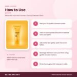 MEDICUBE Kojic Acid Turmeric Toning Cleanser 120ml How to Use