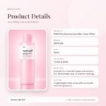 MEDICUBE PDRN Pink Niacinamide Milky Toner 150ml Product Details