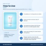 MISSHA All Around Safe Block Aqua Sun Gel SPF50+ PA++++ 50ml How to Use