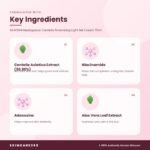 SKIN1004 Madagascar Centella Poremizing Light Gel Cream 75ml Key Ingredients
