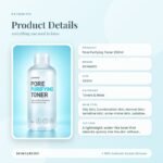 SKINMISO Pore Purifying Toner 250ml Product Details