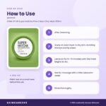 SOME BY MI Super Matcha Pore Clean Clay Mask 100ml How to Use