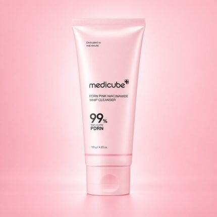 MEDICUBE PDRN Pink Niacinamide Whip Cleanser 120ml